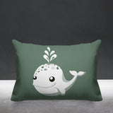 Whally Animal Reversible Indoor/Outdoor Rectangular Pillow