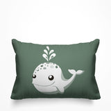 Whally Animal Reversible Indoor/Outdoor Rectangular Pillow