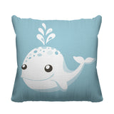 Whally Reversible Throw Square Pillow