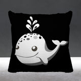 Whally Reversible Throw Square Pillow