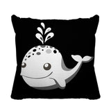 Whally Reversible Throw Square Pillow