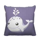 Whally Reversible Throw Square Pillow