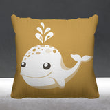 Whally Reversible Throw Square Pillow