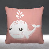 Whally Reversible Throw Square Pillow