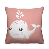 Whally Reversible Throw Square Pillow