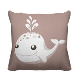 Whally Reversible Throw Square Pillow