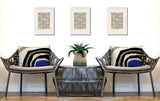 Willow Abstract Spun Polyester Outdoor Reversible Throw Rectangular Pillow