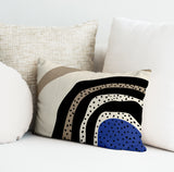 Willow Abstract Spun Polyester Outdoor Reversible Throw Rectangular Pillow