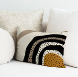 Willow Abstract Spun Polyester Outdoor Reversible Throw Rectangular Pillow