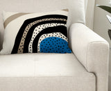 Willow Abstract Spun Polyester Outdoor Reversible Throw Rectangular Pillow