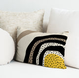 Willow Abstract Spun Polyester Outdoor Reversible Throw Rectangular Pillow