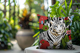 Wilo Tiger Reversible Indoor/Outdoor Square Pillow
