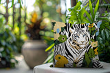 Wilo Tiger Reversible Indoor/Outdoor Square Pillow