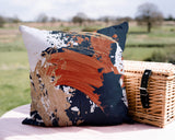 Wintta Abstract Outdoor Reversible Throw Square Pillow