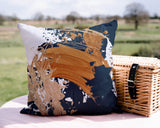 Wintta Abstract Outdoor Reversible Throw Square Pillow