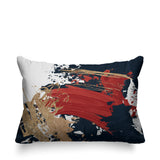 Wintta Abstract Outdoor Reversible Throw Rectangular Pillow