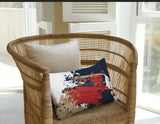 Wintta Abstract Outdoor Reversible Throw Rectangular Pillow
