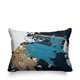 Wintta Abstract Outdoor Reversible Throw Rectangular Pillow