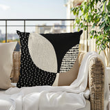 Woda Abstract Reversible Indoor/Outdoor Square Pillow