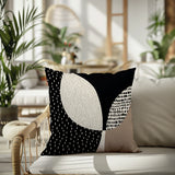 Woda Abstract Reversible Indoor/Outdoor Square Pillow