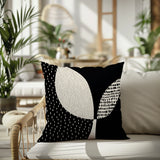 Woda Abstract Reversible Indoor/Outdoor Square Pillow