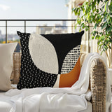 Woda Abstract Reversible Indoor/Outdoor Square Pillow