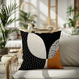 Woda Abstract Reversible Indoor/Outdoor Square Pillow