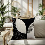 Woda Abstract Reversible Indoor/Outdoor Square Pillow