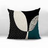 Woda Abstract Reversible Indoor/Outdoor Square Pillow
