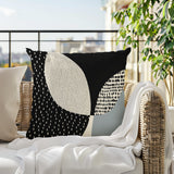 Woda Abstract Reversible Indoor/Outdoor Square Pillow