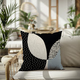 Woda Abstract Reversible Indoor/Outdoor Square Pillow
