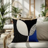 Woda Abstract Reversible Indoor/Outdoor Square Pillow