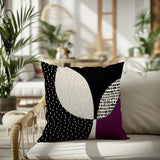 Woda Abstract Reversible Indoor/Outdoor Square Pillow