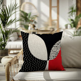 Woda Abstract Reversible Indoor/Outdoor Square Pillow