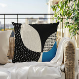 Woda Abstract Reversible Indoor/Outdoor Square Pillow