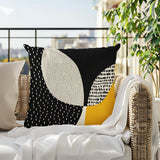 Woda Abstract Reversible Indoor/Outdoor Square Pillow