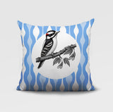 Wood Pecker Indoor/Outdoor Reversible Square Pillow