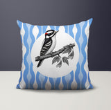 Wood Pecker Indoor/Outdoor Reversible Square Pillow