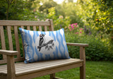 Wood Pecker Indoor/Outdoor Reversible Rectangular Pillow