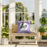 Wood Pecker Indoor/Outdoor Reversible Square Pillow