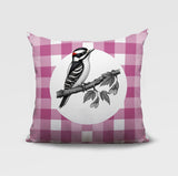 Wood Pecker Indoor/Outdoor Reversible Square Pillow
