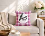 Wood Pecker Indoor/Outdoor Reversible Square Pillow