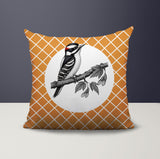 Wood Pecker Indoor/Outdoor Reversible Square Pillow
