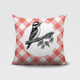 Wood Pecker Indoor/Outdoor Reversible Square Pillow