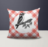 Wood Pecker Indoor/Outdoor Reversible Square Pillow