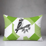 Wood Pecker Indoor/Outdoor Reversible Rectangular Pillow