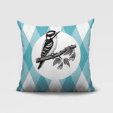 Wood Pecker Indoor/Outdoor Reversible Square Pillow