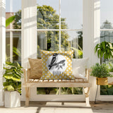 Wood Pecker Indoor/Outdoor Reversible Square Pillow