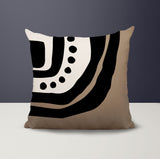 Yani Abstract Reversible Indoor/Outdoor Square Pillow