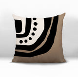 Yani Abstract Reversible Indoor/Outdoor Square Pillow